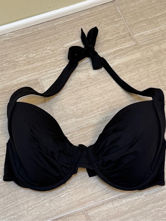 Tommy Bahama Other - Tommy Bahama Black Bikini Swim Top Size 34D